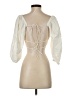 Zara Ivory 3/4 Sleeve Blouse Size S - photo 2