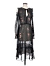 ALLSAINTS 100% Polyester Black Cocktail Dress Size S - photo 1