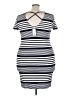 Forever 21 Plus Stripes Blue Casual Dress Size 3X Plus - photo 2