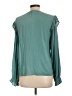 A New Day Teal Long Sleeve Blouse Size L - photo 2
