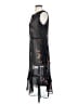 ALLSAINTS 100% Polyester Black Cocktail Dress Size S - photo 5