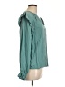 A New Day Teal Long Sleeve Blouse Size L - photo 4