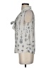 Elena Baldi Silver Sleeveless Blouse Size S - photo 5