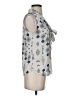 Elena Baldi Silver Sleeveless Blouse Size S - photo 4