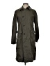 Pas De Calais 100% Polyester Green Trenchcoat Size EU 36 / US 6 - photo 1