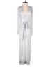 Miss Circle Metallic Silver Jumpsuit Size XS - photo 1