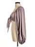 She + Sky 100% Polyester Gray Long Sleeve Blouse Size M - photo 5
