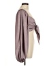 She + Sky 100% Polyester Gray Long Sleeve Blouse Size M - photo 4