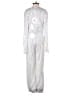 Miss Circle Metallic Silver Jumpsuit Size XS - photo 2