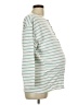 Old Navy 100% Cotton Blue Long Sleeve Top Size Lg Maternity - photo 4