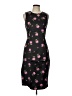 Milly Floral Black Cocktail Dress Size 10 - photo 1