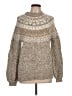 Ann Taylor LOFT Chevron-herringbone Tan Pullover Sweater Size L - photo 1