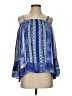 Parker 100% Silk Blue Sleeveless Silk Top Size S - photo 1