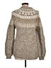 Ann Taylor LOFT Chevron-herringbone Tan Pullover Sweater Size L - photo 2