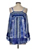 Parker 100% Silk Blue Sleeveless Silk Top Size S - photo 2