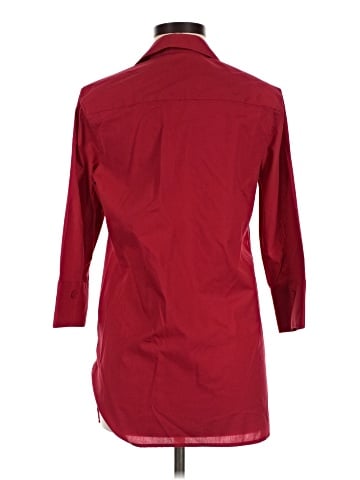 Foxcroft 3/4 Sleeve Button-Down Shirt (view 2)
