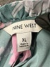 Nine West Print Teal Short Sleeve Blouse Size XL - photo 7