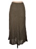Hartford Solid Brown Green Casual Skirt Size 6 (1) - photo 1