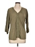 Max Jeans Green 3/4 Sleeve Blouse Size L - photo 1