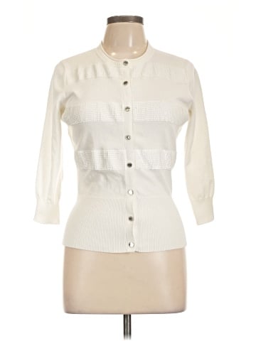 Karen Millen 3/4 Sleeve Button-Down Shirt (view 1)