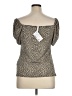 GeeGee Brown Short Sleeve Top Size 1X - photo 2