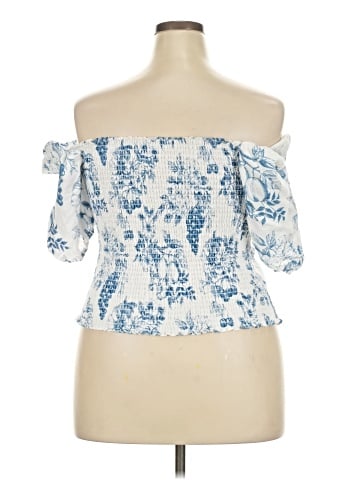 Reformation Short Sleeve Blouse (view 2)