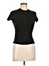 Just Polly Black Short Sleeve Top Size L - photo 1