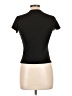 Just Polly Black Short Sleeve Top Size L - photo 2