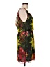 Alice + Olivia 100% Polyester Tropical Green Cocktail Dress Size L - photo 4