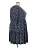 Kaileigh Stars Blue Casual Dress Size 3X - photo 4