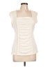 Alfani Ivory Sleeveless Blouse Size L - photo 1