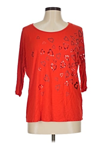 Thalia Sodi 3/4 Sleeve Top (view 1)