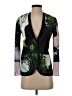 Clover Canyon 100% Polyester Print Black Blazer Size XS - photo 1