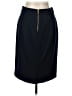 Premise Studio Solid Black Blue Formal Skirt Size 10 - photo 2