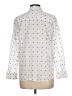 Ann Taylor LOFT Polka Dots Ivory 3/4 Sleeve Blouse Size L - photo 2