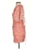 Unbranded Paisley Orange Cocktail Dress Size 2 - photo 5