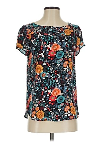Ann Taylor LOFT Short Sleeve Blouse (view 1)
