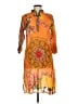 Amiani Orange Casual Dress Size M - photo 1