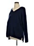 Gap - Maternity Blue Long Sleeve Top Size Lg Maternity - photo 1