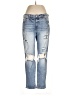 KANCAN JEANS Hearts Blue Jeans Size 30 waist - photo 1
