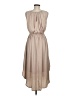 Dolan 100% Polyester Solid Tan Casual Dress Size M - photo 2