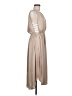 Dolan 100% Polyester Solid Tan Casual Dress Size M - photo 4