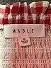 Mable Checkered-gingham Red Casual Skirt Size M - photo 3