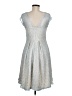 Apricity 100% Polyester Tweed Blue Cocktail Dress Size M - photo 2