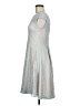 Apricity 100% Polyester Tweed Blue Cocktail Dress Size M - photo 5