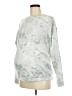 Feathers Tie-dye Silver Sweatshirt Size Med Maternity - photo 1