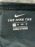Nike 100% Cotton Black Short Sleeve Top Size XS - photo 7