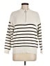 Fashion Stripes Ivory Pullover Sweater Size M - photo 1