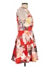 Trixxi Floral Red Cocktail Dress Size L - photo 4