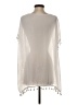 Unbranded Ivory White Poncho Size S (estimated) - photo 2